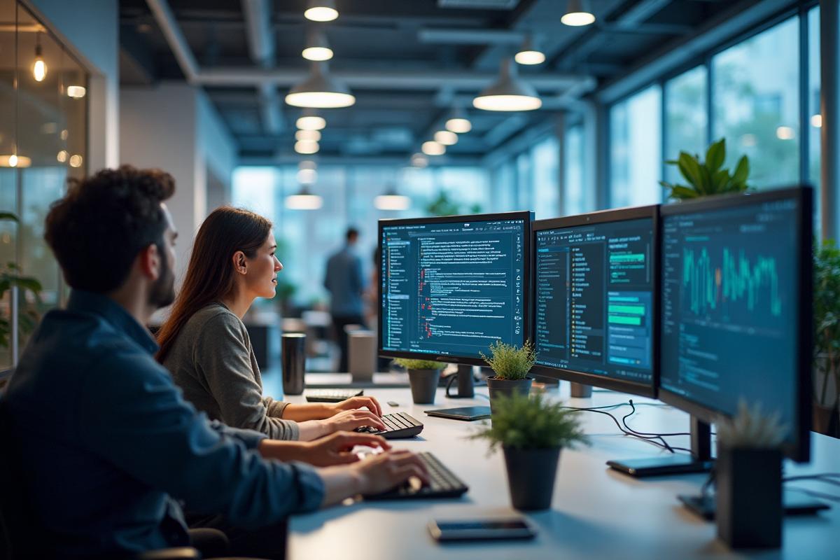 Data analytics workspace with portfolio dashboards